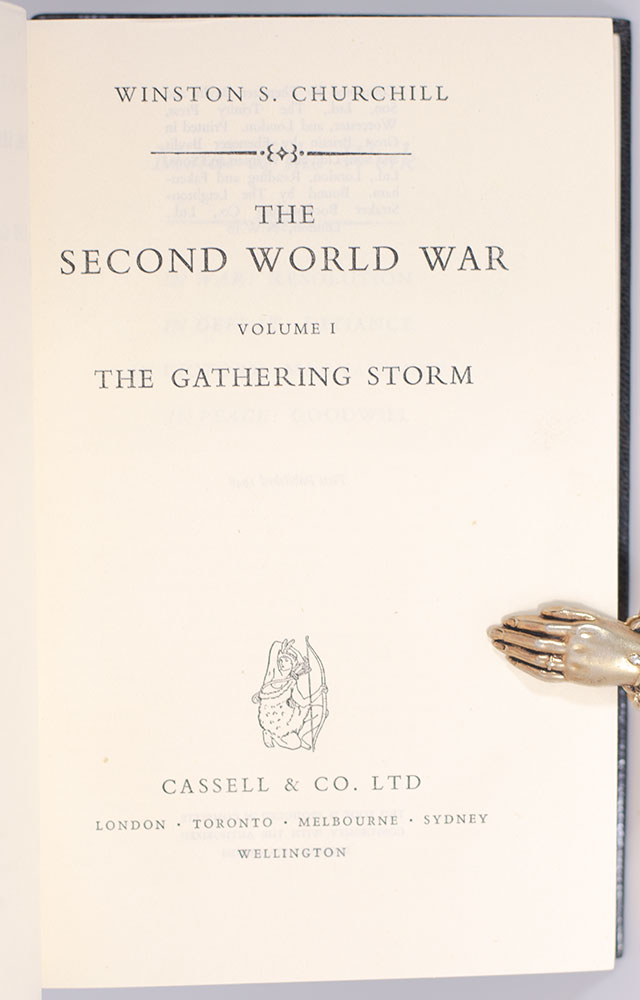 The Second World War: The Gathering Storm; Their Finest Hour; The Grand Alliance; The Hinge of Fate; Closing the Ring; Triumph and Tragedy.