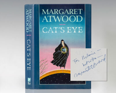 First Edition of Margaret Atwood's Cat's Eye; Inscribed by Her To Sally Soames