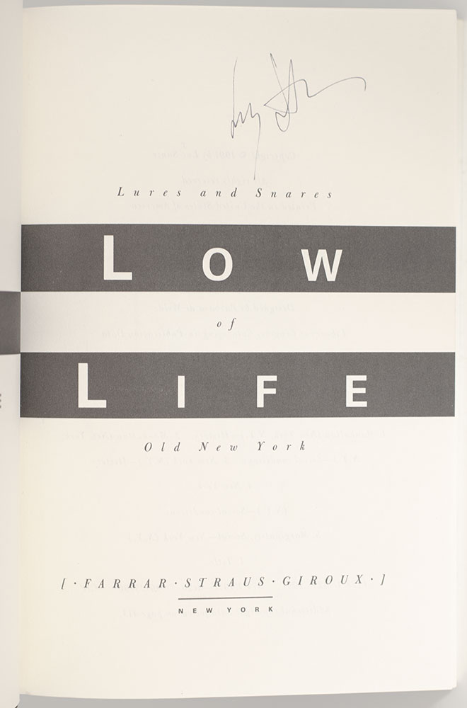 Low Life: Lures and Snares of Old New York.