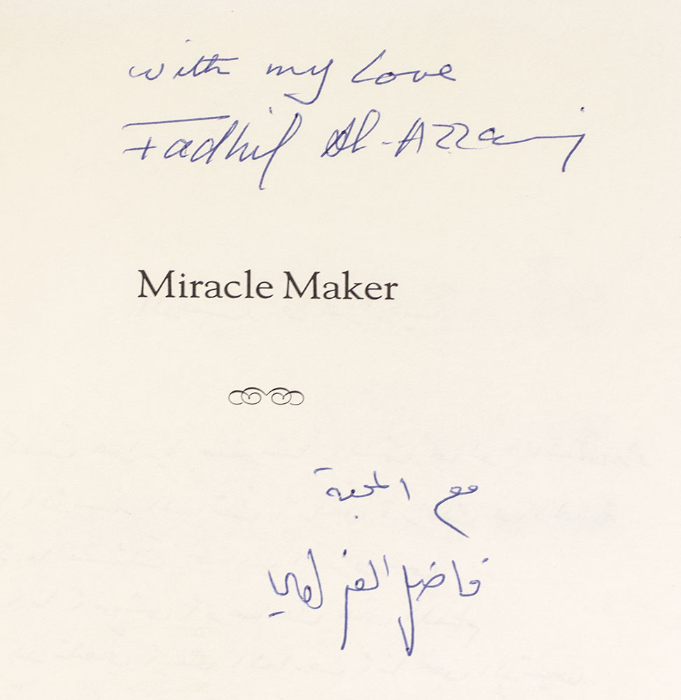 Miracle Maker: Selected Poems of Fadhil Al-Azzawi.