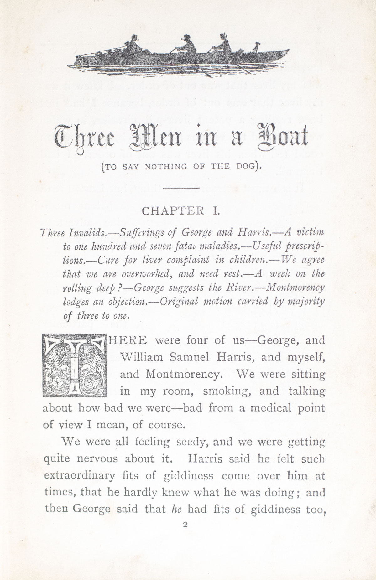 Three Men in a Boat (To Say Nothing of the Dog).