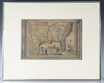 La Floride, Suirvant les Nouvelles Observations de Messrs de l'Academie Royale des Sciences, etc. [17th Century Map of Florida and America].