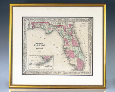 Johnson's Map of Florida.