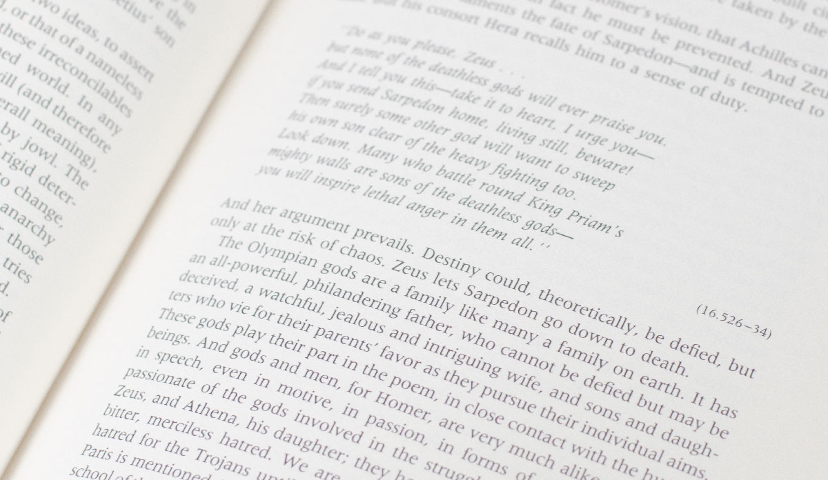 The Iliad and The Odyssey.