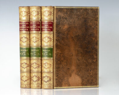 Critical and Historical Essays Contributed to the Edinburgh Review by Lord Macaulay.