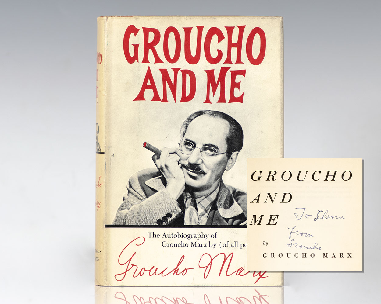 Groucho and Me. The Autobiography of Groucho Marx by (of all people!) Groucho Marx.