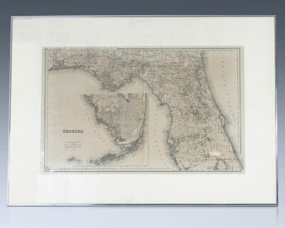 Colton's Map of Florida.