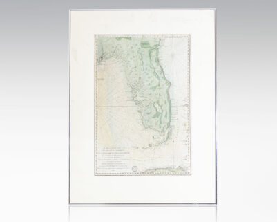 Carte Reduite des Cotes et de l'Interieur de la Presqu'ile de la Floride, avec le Detroit de Cette Presqu'ile et le Canal de Bahama. [18th Century Anotoine de Sartine Map of Florida]