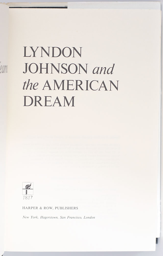 Lyndon Johnson and the American Dream.