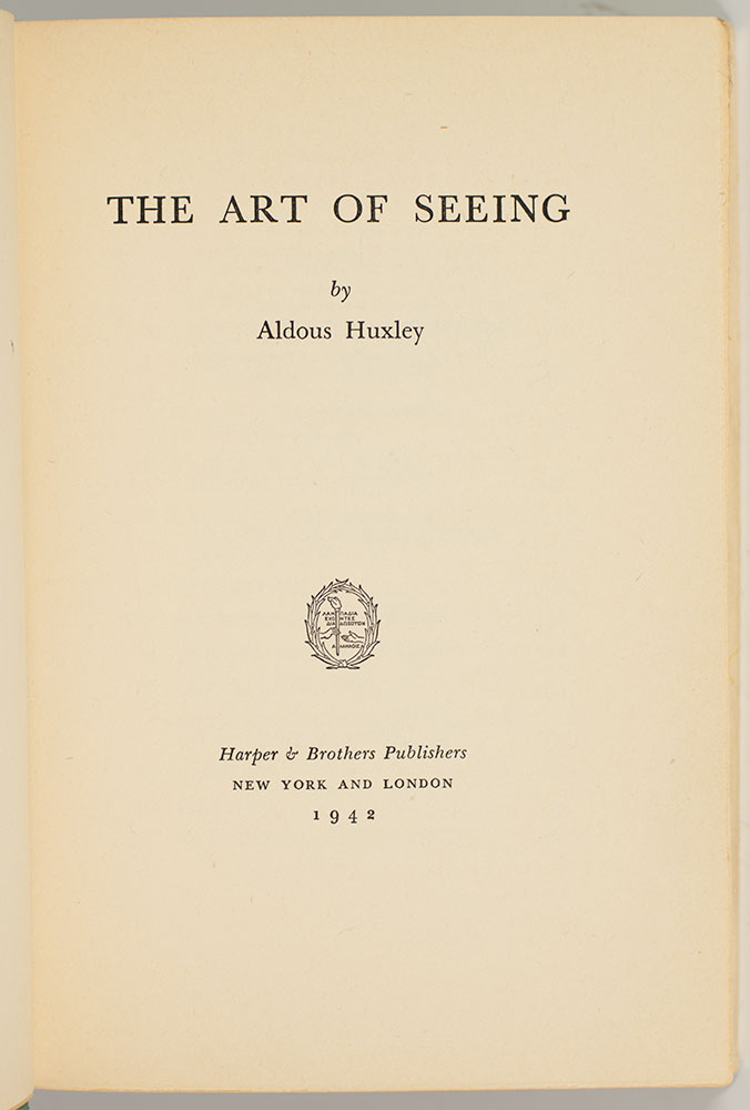 The Art of Seeing.