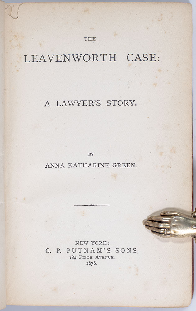 The Leavenworth Case: A Lawyer's Story.