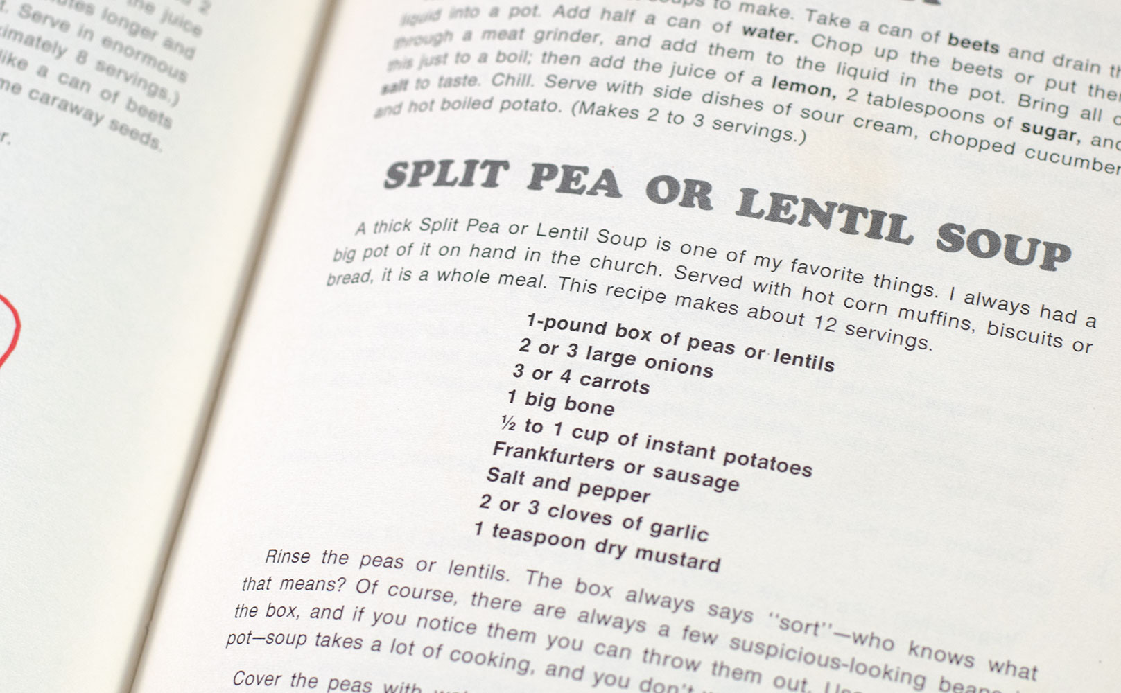 Alice's Restaurant Cookbook.
