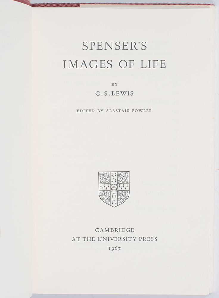 Spenser's Images of Life.