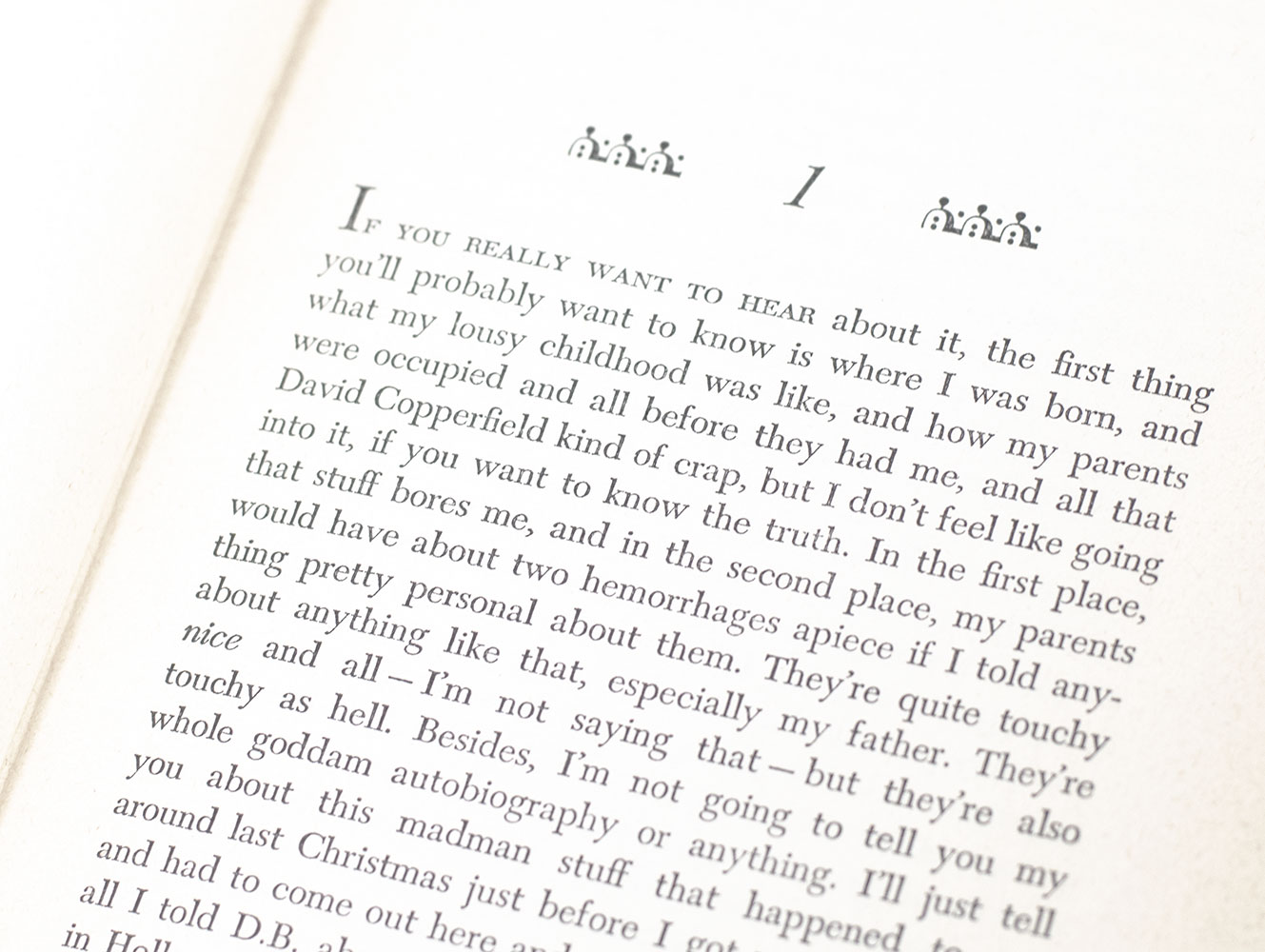 The Catcher In The Rye.