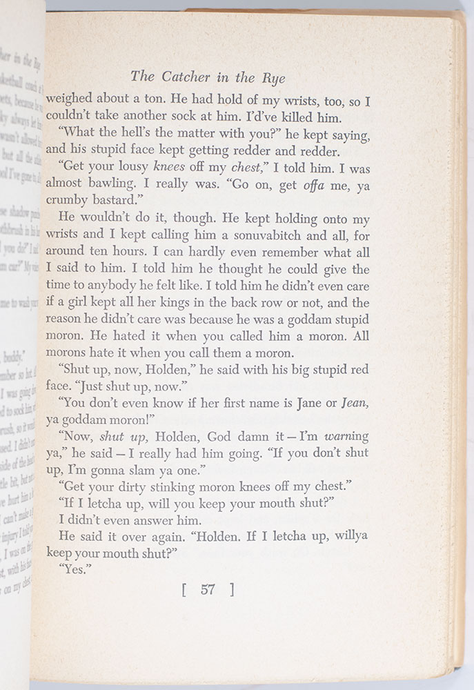 The Catcher In The Rye.