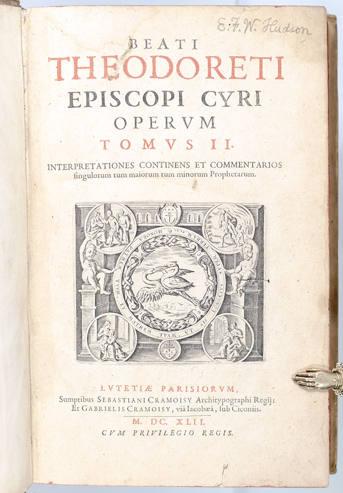 Opera Omnia. Ed. Jac. Sirmond (Volumes 1-4), and J. Garnier (Volume 5).