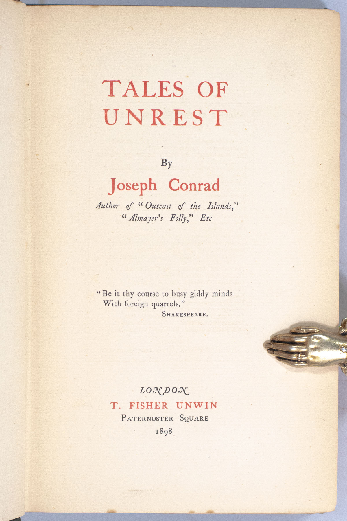Tales of Unrest.