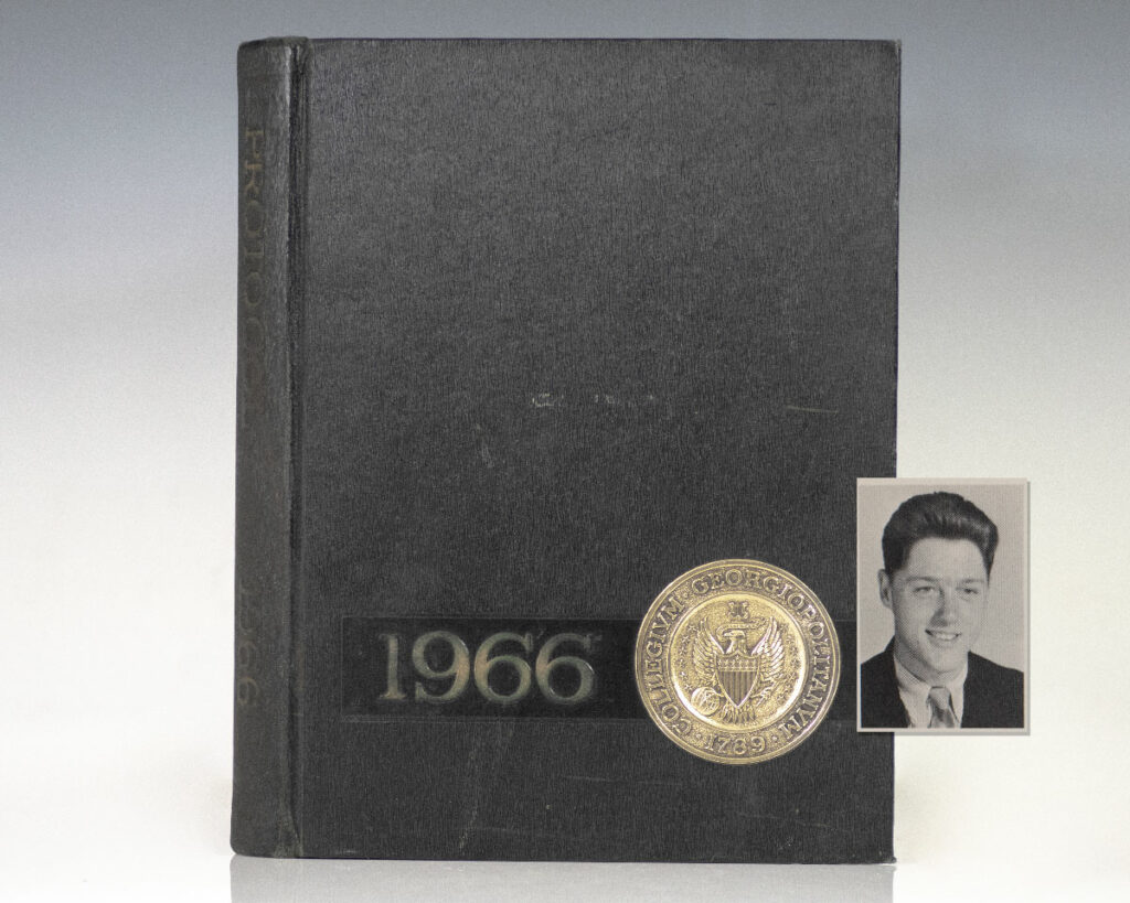 Bill Clinton 1966 Georgetown University Yearbook.