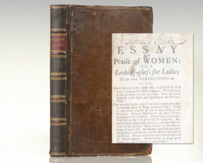 An Essay in Praise of Women: Or, A Looking-glass for Ladies to See Their Perfections In.