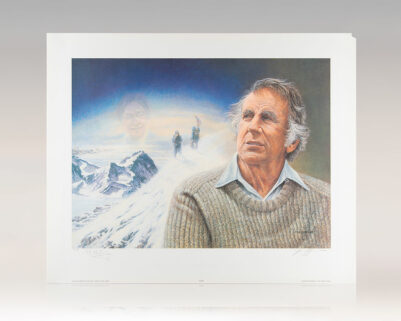 Edmund Hillary and Tenzing Norgay Signed "Hillary Conquers Everest May 29, 1953" Print.