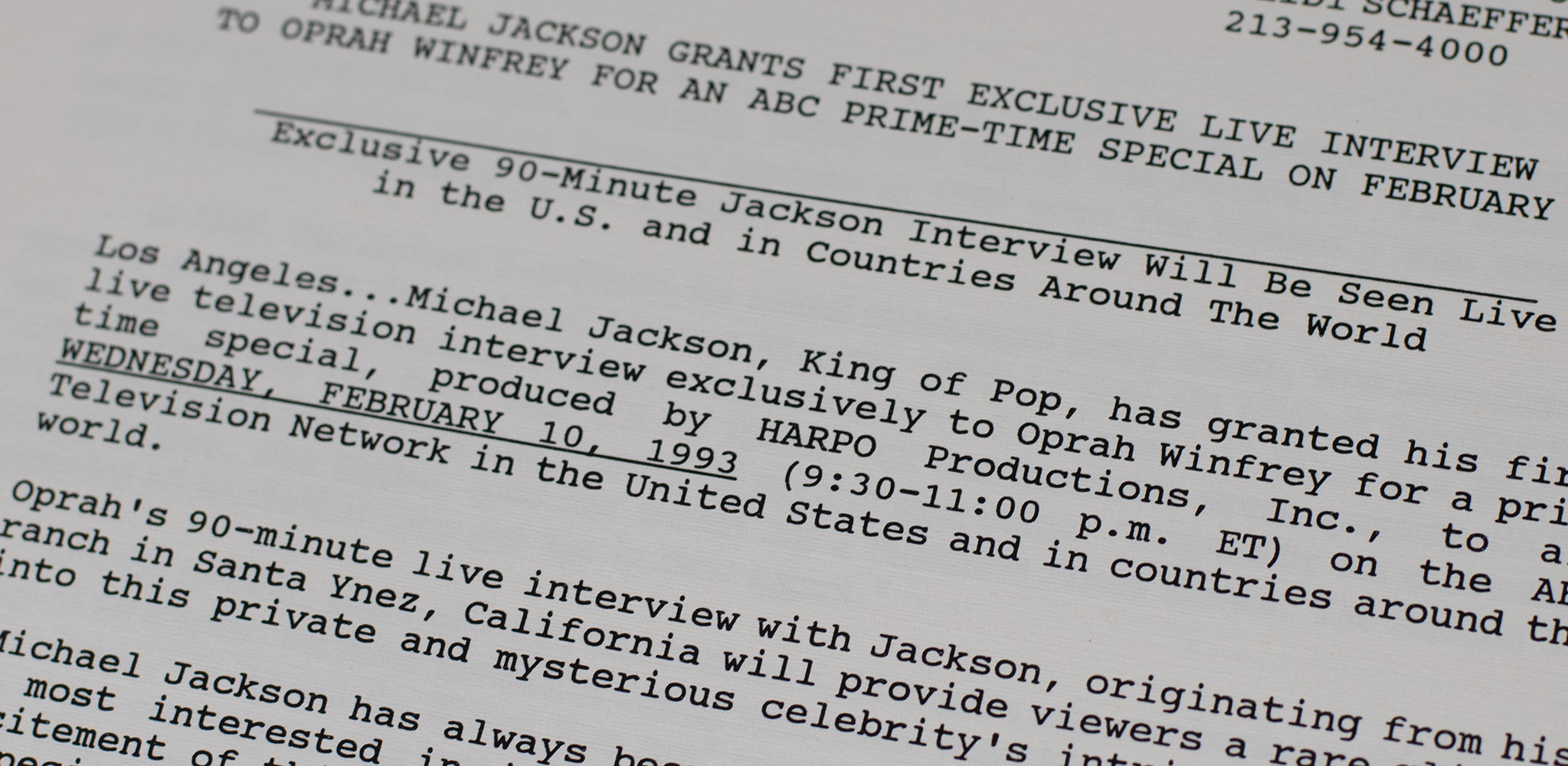 Michael Jackson Talks to Oprah: 90 Prime-Time Minutes with the King of Pop Live!