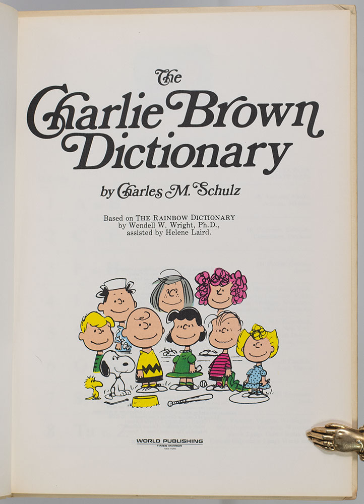 The Charlie Brown Dictionary.