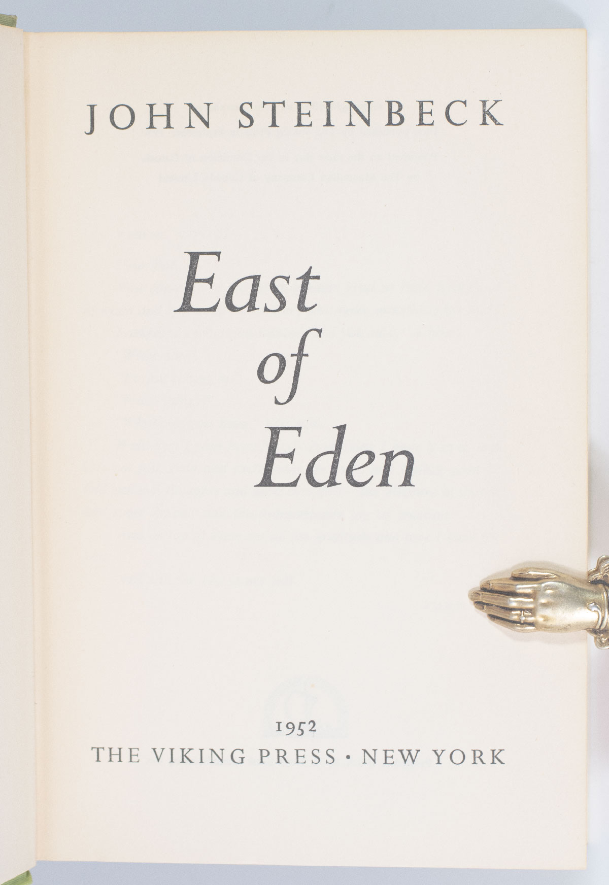 East of Eden.
