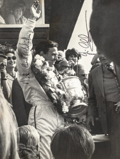 Jim Clark Signed Photograph.
