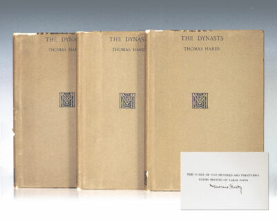 The Dynasts: An Epic-Drama of the War with Napoleon, In Three Parts, Nineteen Acts, and One Hundred and Thirty Scenes, the Time Covered by the Action Being About Ten Years.