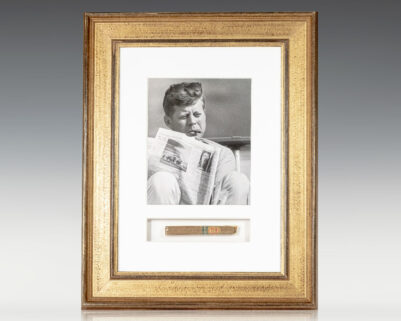 Rare unopened cigar from the collection of John F. Kennedy.