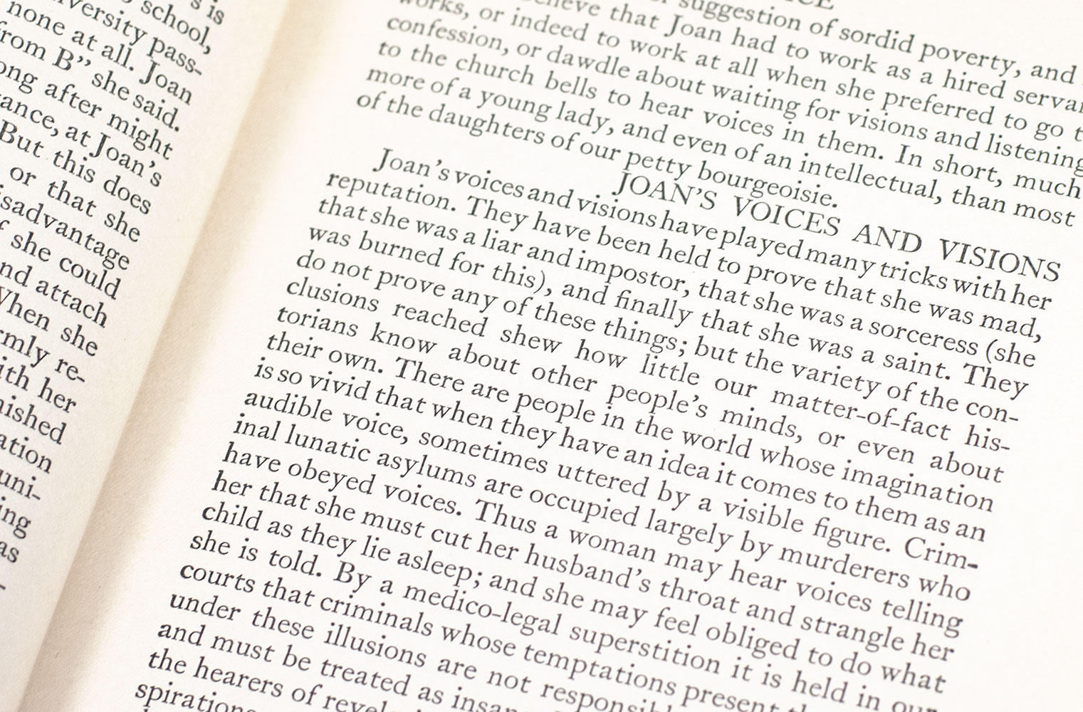Saint Joan: A Chronicle Play in Six Scenes and an Epilogue.