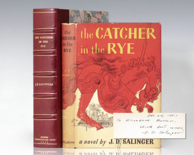 Catcher in the Rye cover art with red carousel horse.