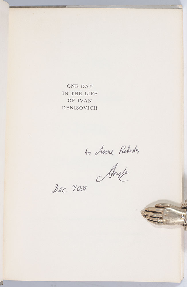 One Day in the Life of Ivan Denisovich.