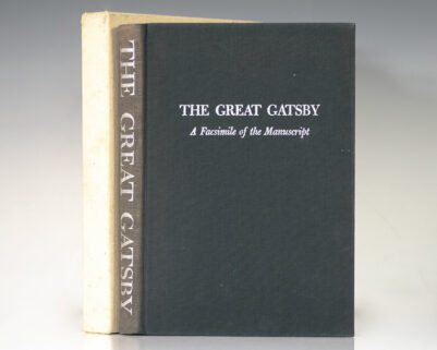 The Great Gatsby Manuscript Facsimile.