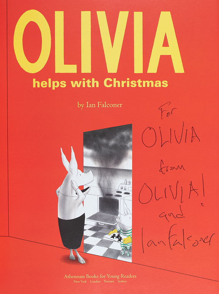 Olivia, Olivia Saves the Circus, Olivia Forms a Band, Olivia Helps With Christmas.