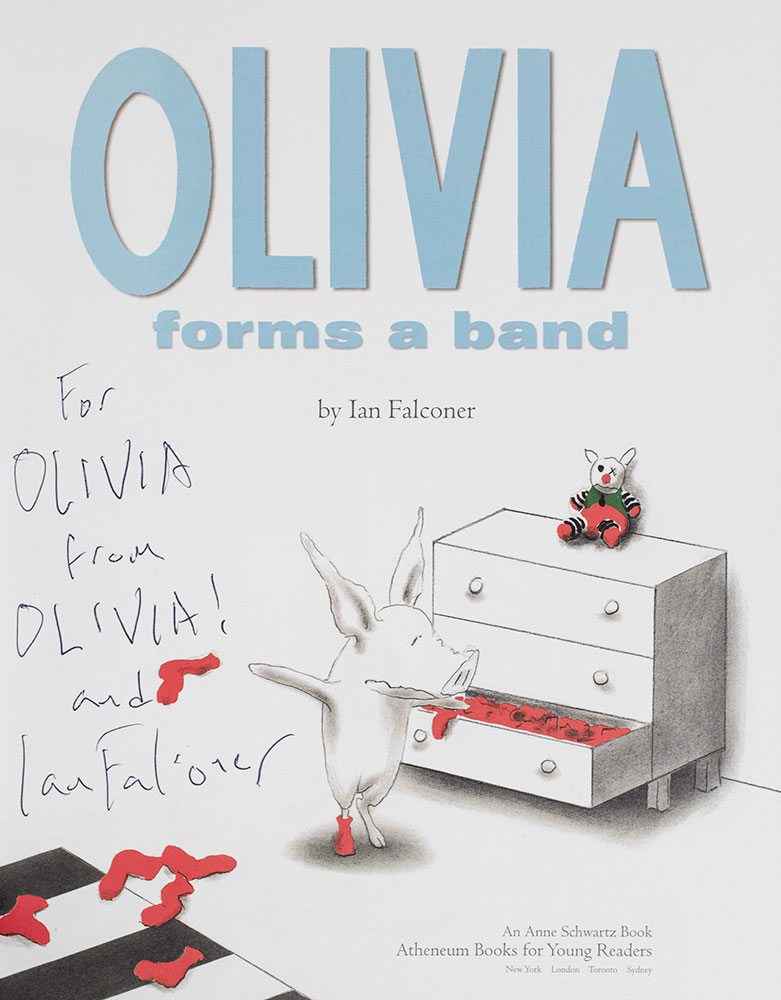 Olivia, Olivia Saves the Circus, Olivia Forms a Band, Olivia Helps With Christmas.