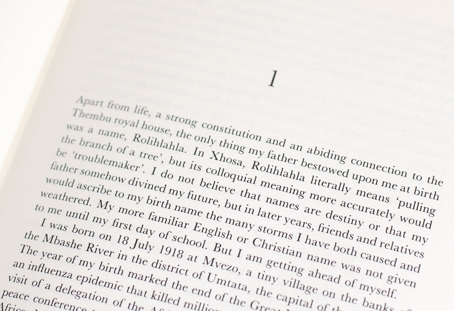 Long Walk To Freedom: The Autobiography of Nelson Mandela.