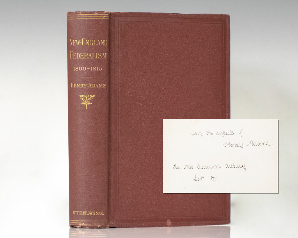 Documents Relating to New-England Federalism. 1800-1815.