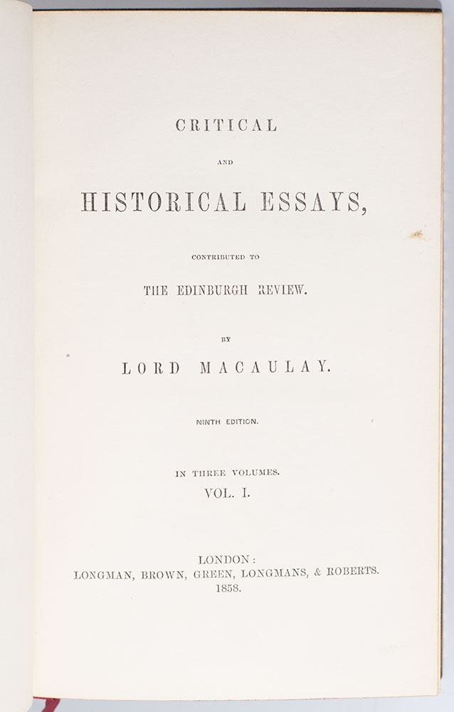 Collected Essays.