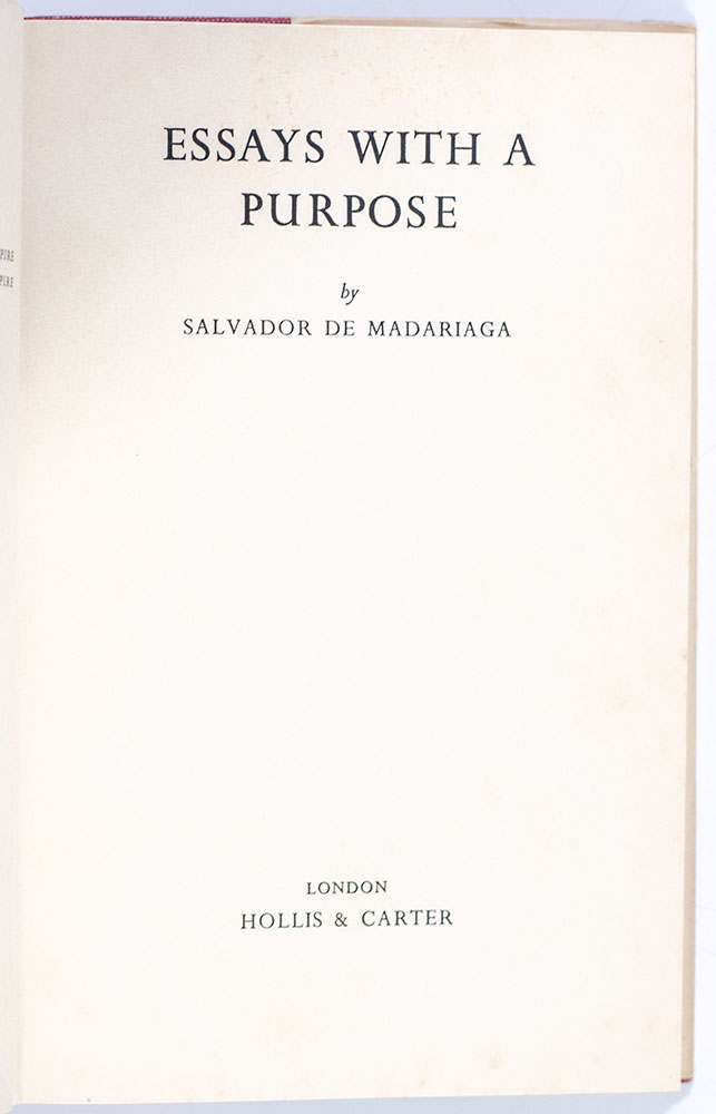 Essays with a Purpose.