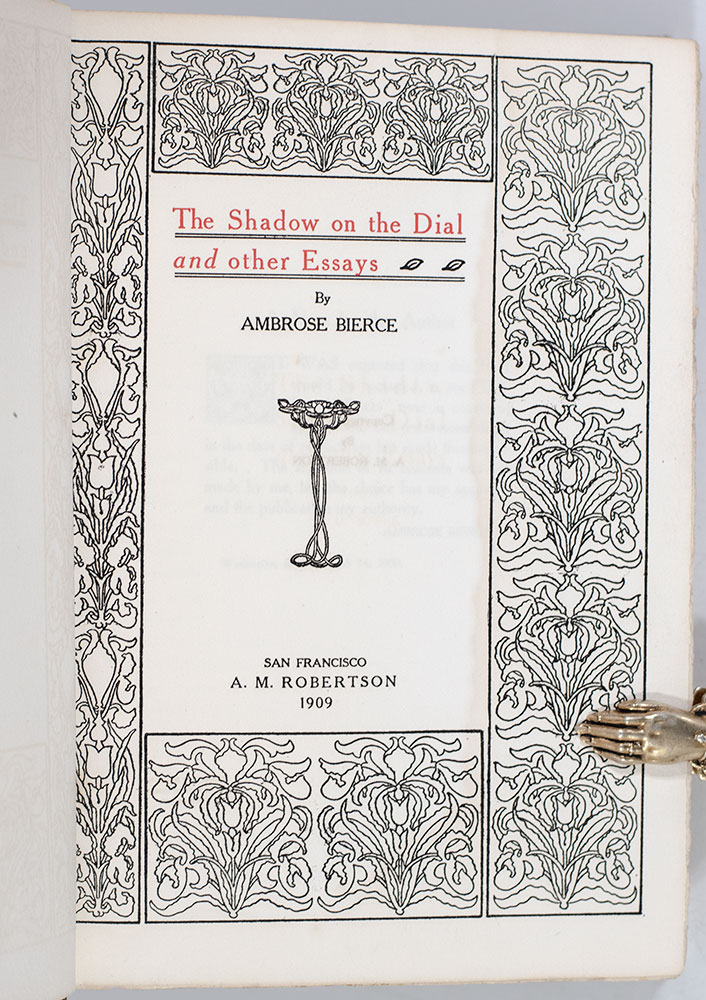 The Shadow on the Dial and Other Essays.