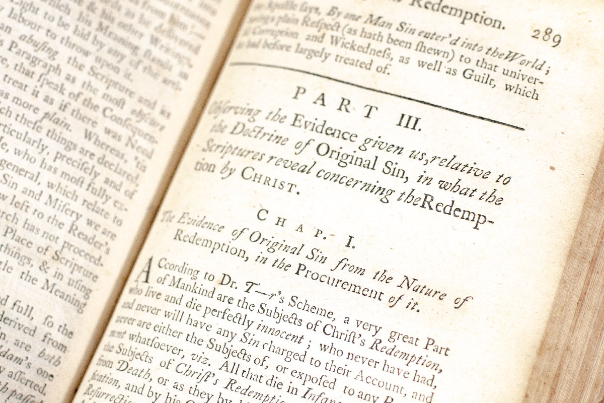 The Great Christian Doctrine of Original Sin Defended.