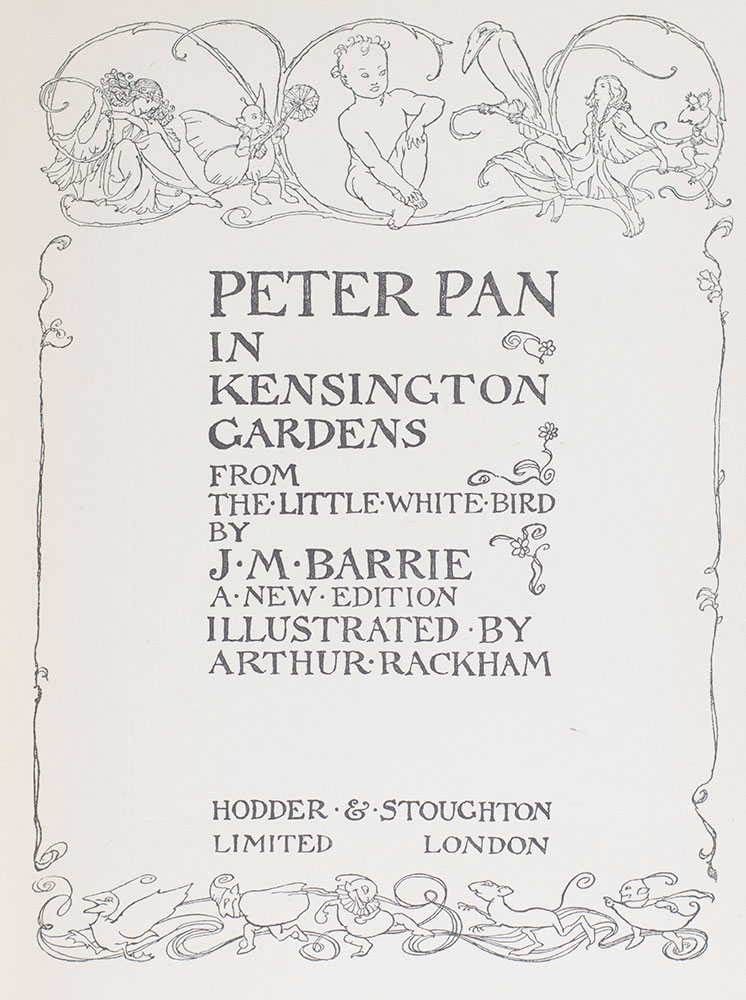Peter Pan in Kensington Gardens.