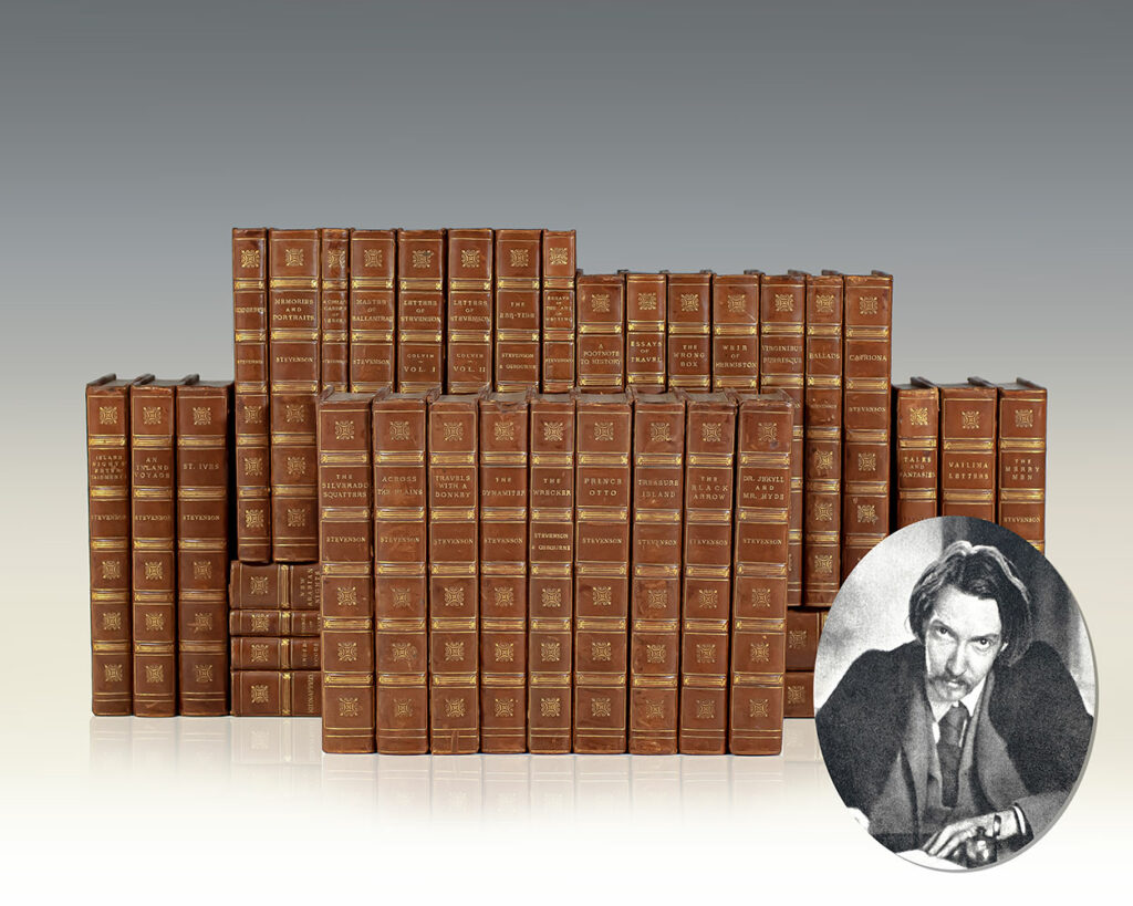 The Works of Robert Louis Stevenson. [with] The Letters of Robert Stevenson. [Including Treasure Island,