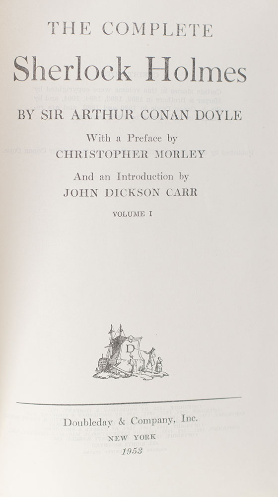 Complete Sherlock Holmes.