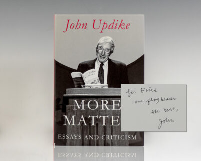 More Matter: Essays and Criticism.