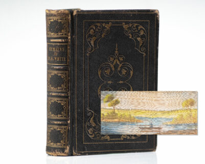 Remains of Henry Kirke White, with a Memoir of the Author. [Fore-edge Painting].