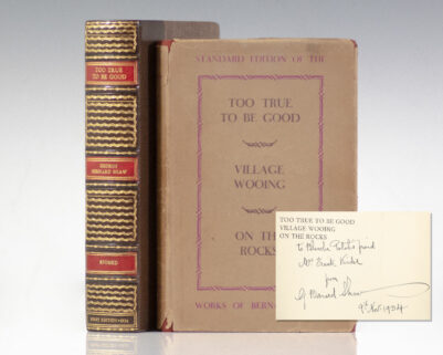 Too True To Be Good, Village Wooing, On The Rocks.