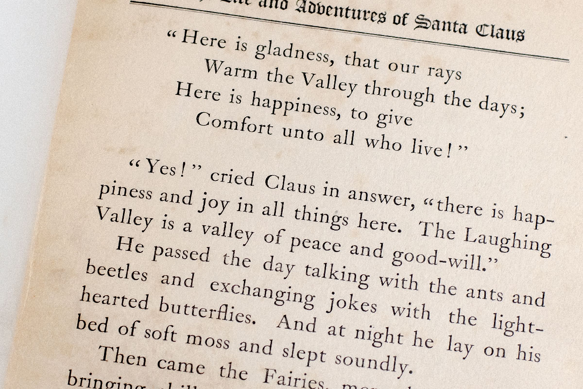 The Life and Adventures of Santa Claus.