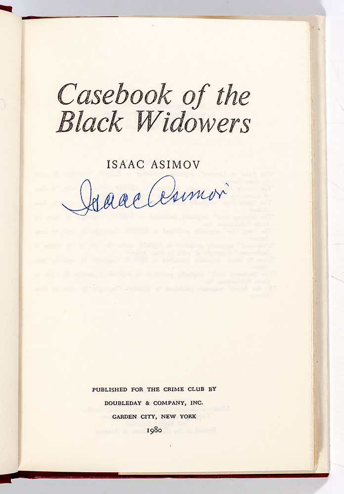 Casebook of the Black Widowers.